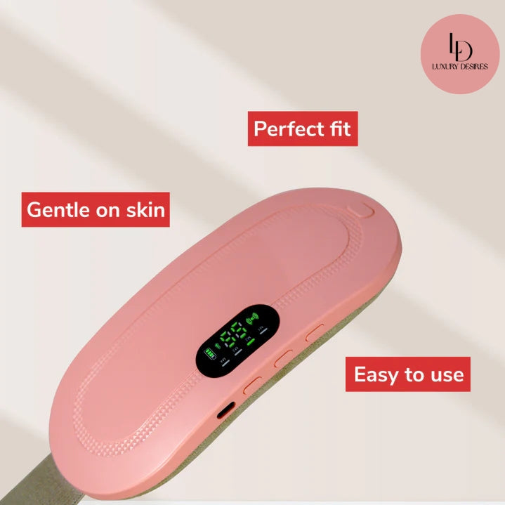 Period Cramp Relief Electric Heating Belt Massager