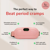 Period Cramp Relief Electric Heating Belt Massager