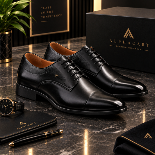 Executive Black Oxford Shoes