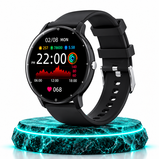 LIGE Smart Watch Women Men Full Touch Screen