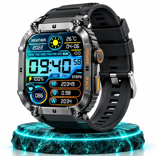 LIGE Outdoor Sports Fitness Smartwatch For Men