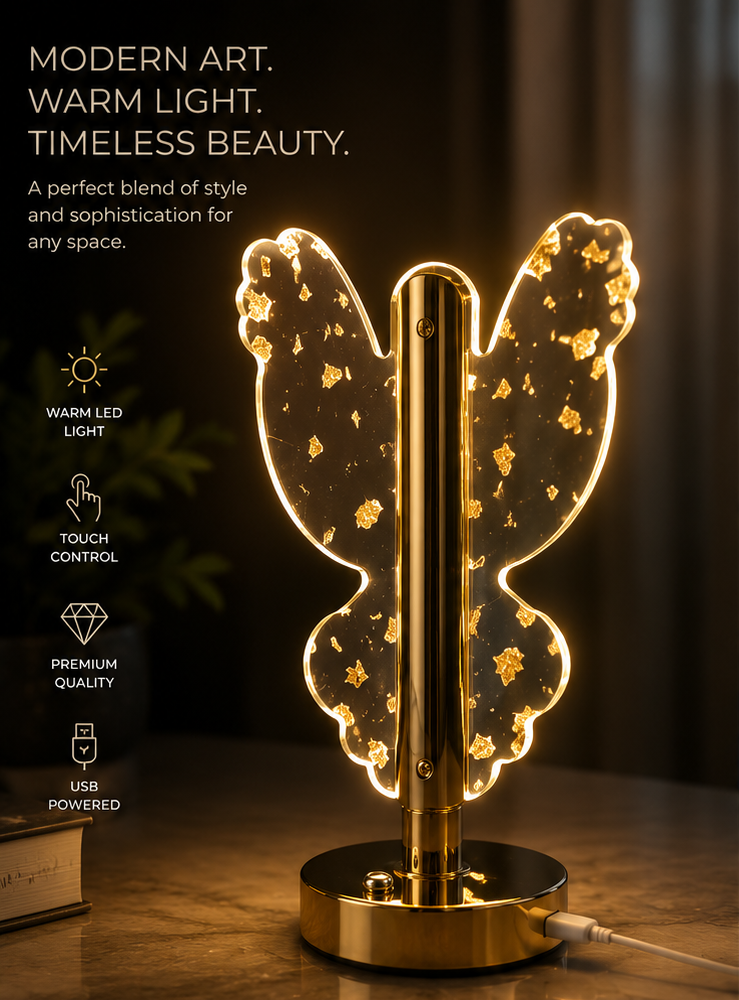 Crystal LED Table Lamp